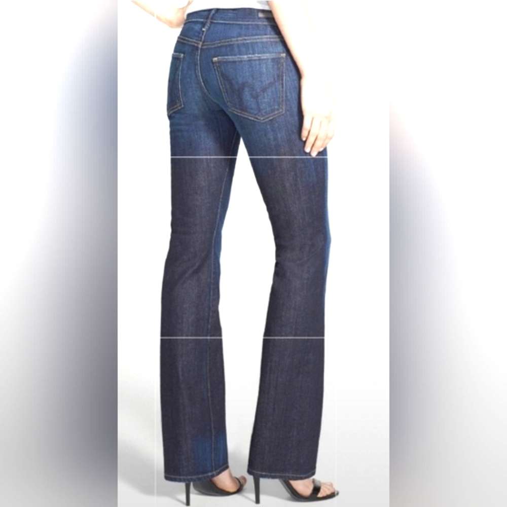 COH DITA Citizens Humanity Bootcut Jeans Low Rise Petite Stretch Medium Blue 29P - Picture 3 of 16